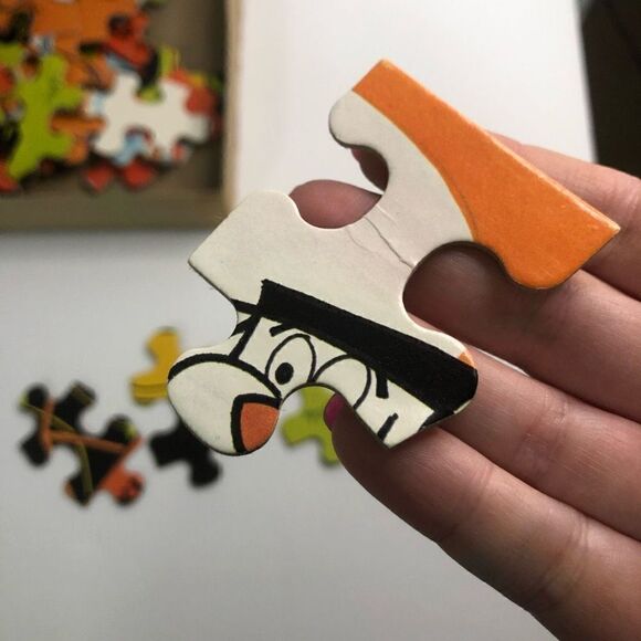 vintage milton bradley heckle and jeckle birds kids jigsaw puzzle missing 3 pcs - Picture 11 of 13